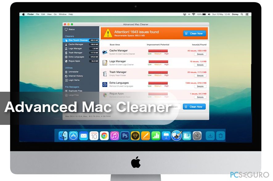 MacCleaner 3 PRO instal