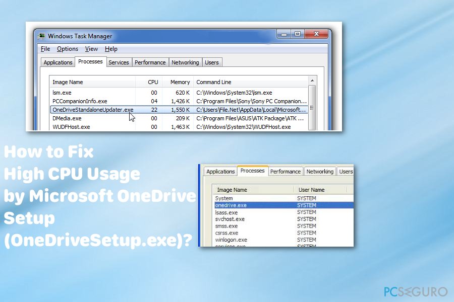 Steps to fix high CPU usage by Microsoft OneDrive Setup (OneDriveSetup.exe)