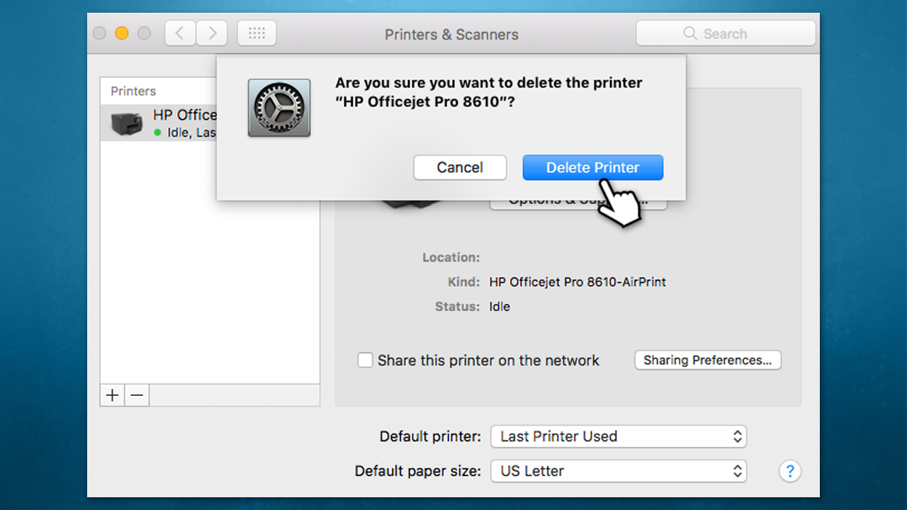How to fix HP printer problem on Mac?