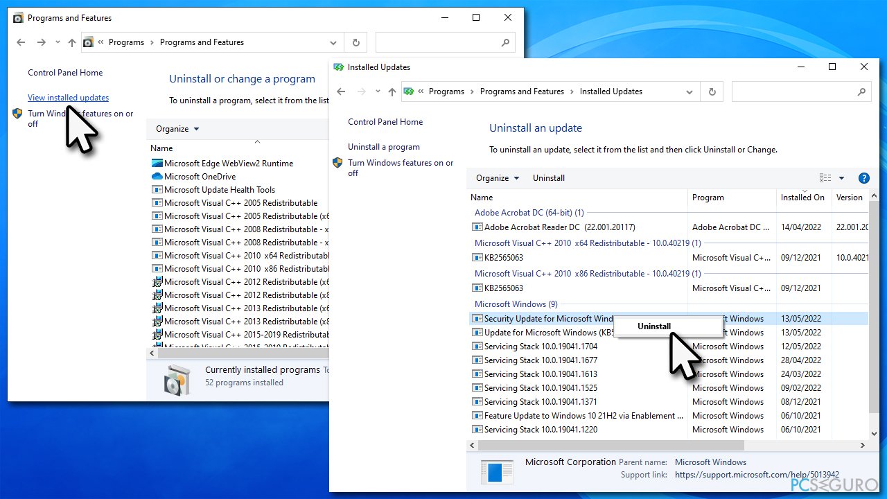 ¿Cómo solucionar KB5007651 falla al instalarse en Windows?