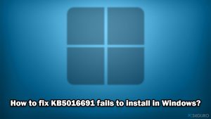 ¿Cómo solucionar KB5016691 falla a la hora de instalarse Windows?