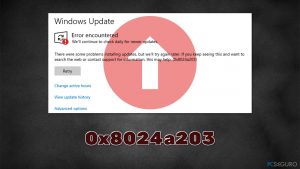 ¿Cómo solucionar el error de actualización 0x8024a203 de Windows?