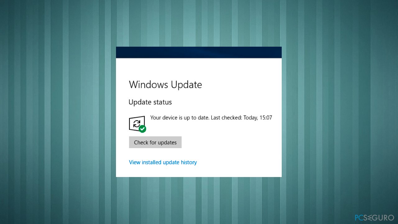 Windows OS update